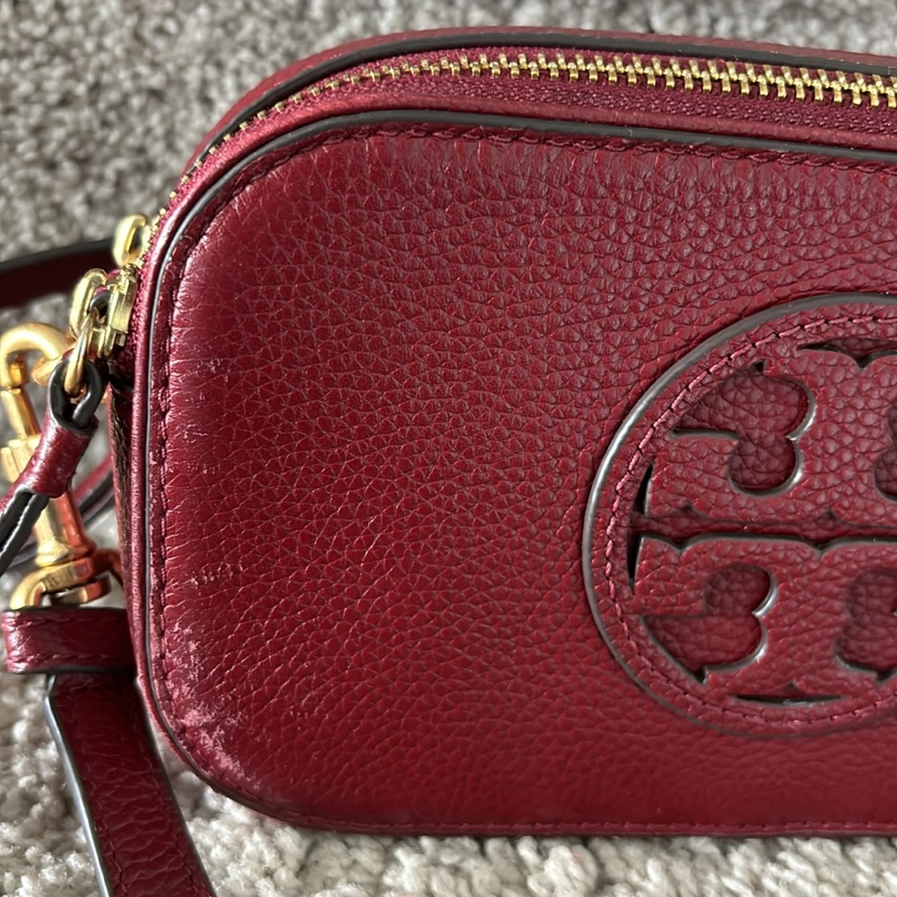 Tory Burch Miller Mini Leather Cross Body Bag - Picture 6 of 13